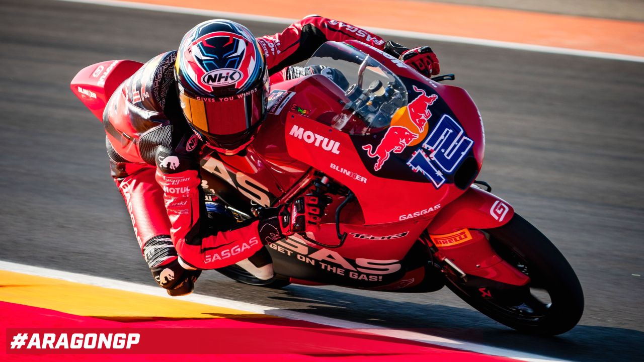 JACOB ROULSTONE AND DANIEL HOLGADO SEARCH FOR PACE ON OPENING DAY OF ARAGON GRAND PRIX